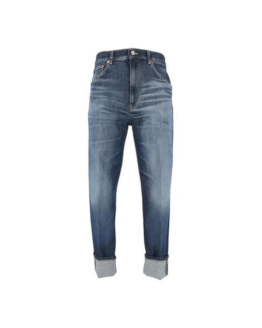 Dondup Blue Straight Fit Jeans for men