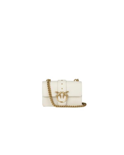 Pinko White Cross Body Bags