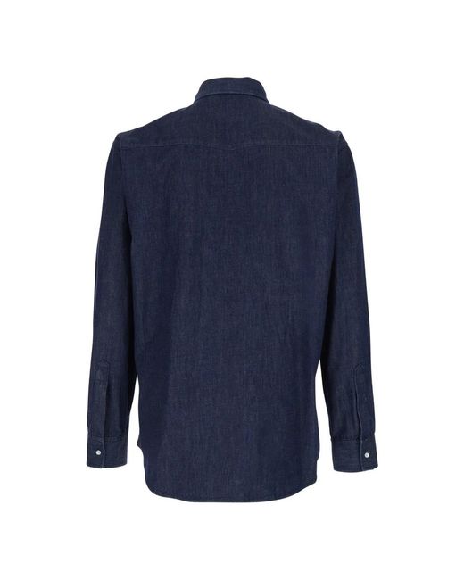 DSquared² Patch-Pocket Denim Shirt in het Blue voor heren