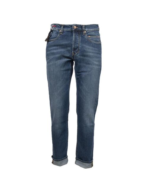 Siviglia Blue Slim Fit Jeans for men