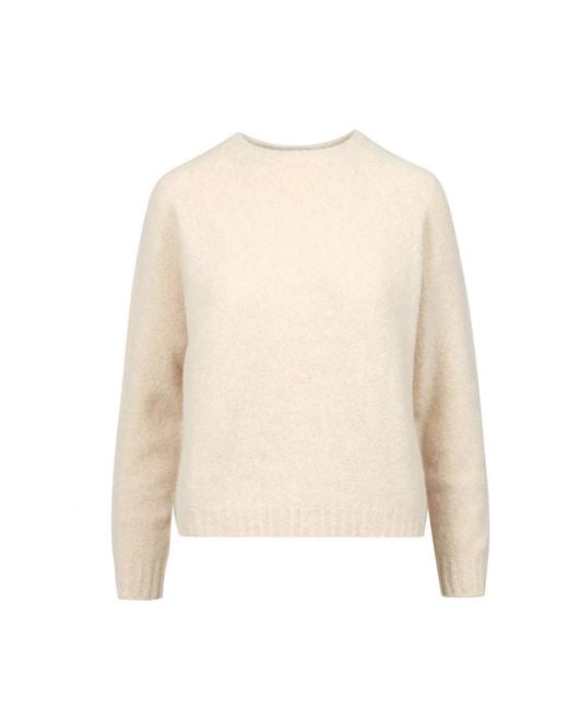 Weekend by Maxmara White Round-Neck Knitwear