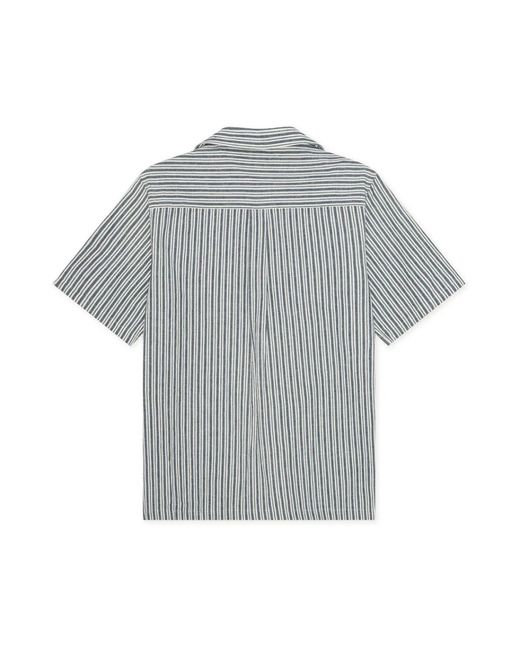 Les Deux Gray Short Sleeve Shirts for men