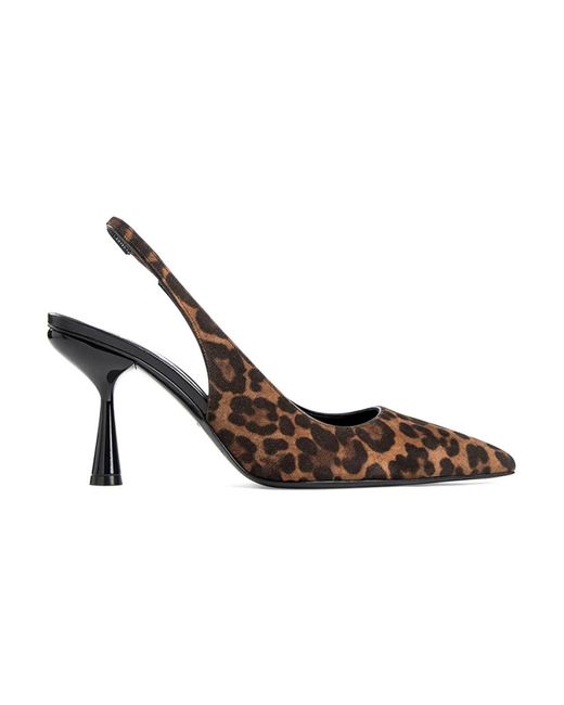 Pierre Hardy Brown Leopard slingback pumps
