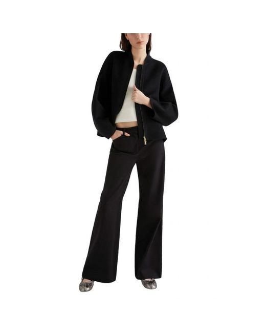 Marella Black Wide Trousers