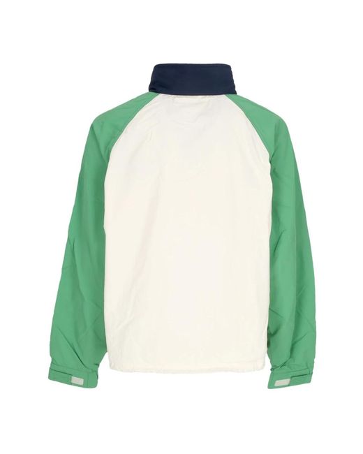 Tommy Hilfiger Jassen ,Veelkleurig ,Polyester Kleur Blok Windjack Kustgroen in het Green voor heren
