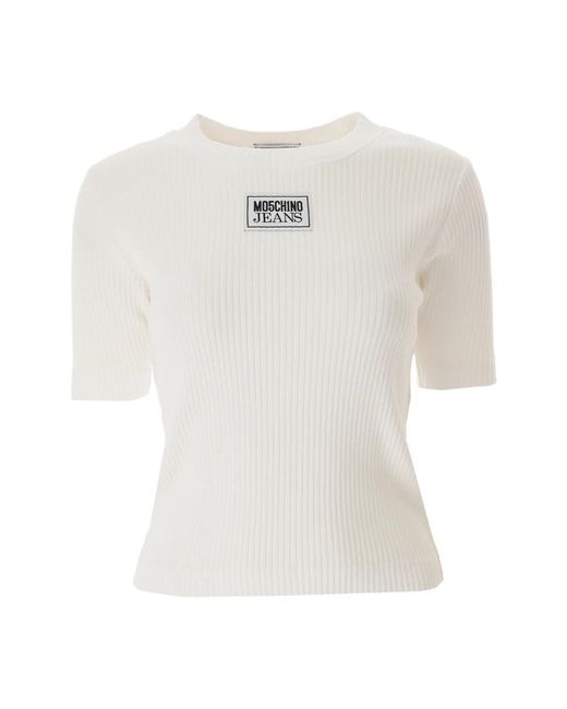 Tops > t-shirts Moschino en coloris White