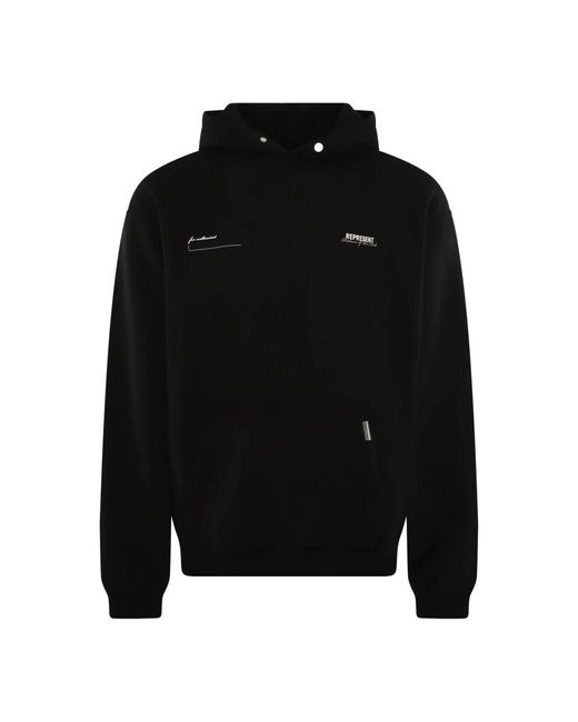 Represent Patron of the club hoodie in Black für Herren