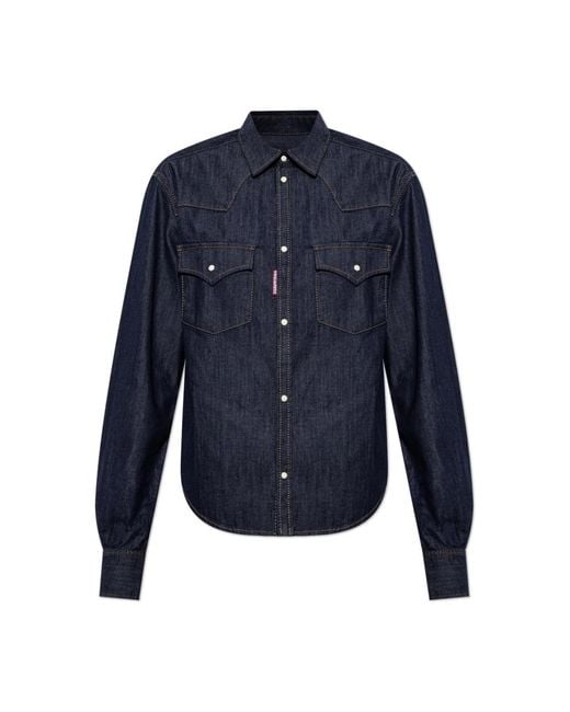 DSquared² Blue Denimhemd
