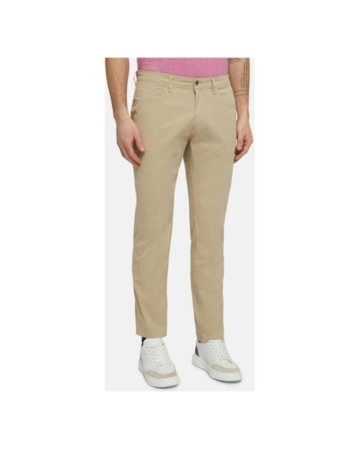 Boggi Slim Fit Jeans in het Natural voor heren