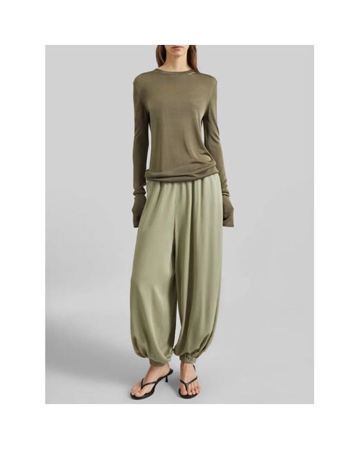 Frankie Shop Green Tapered Trousers