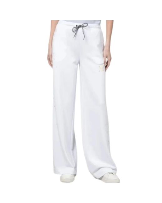 Trousers > wide trousers Twin Set en coloris White