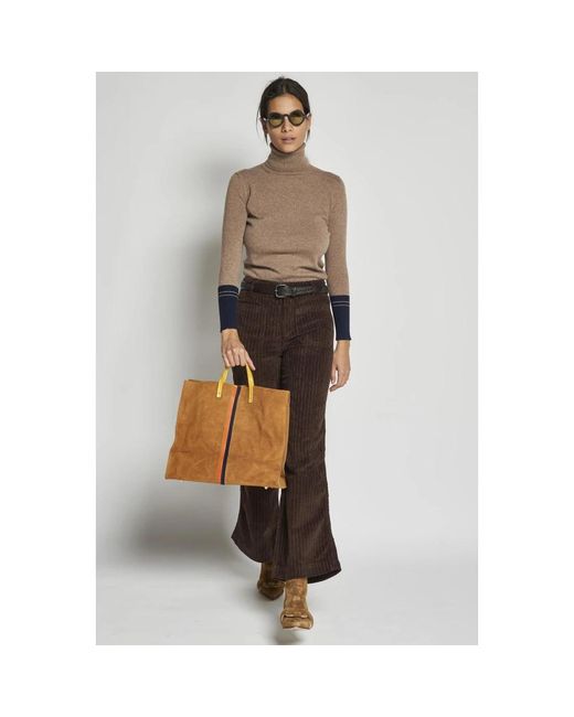 MASSCOB Brown Wide Trousers