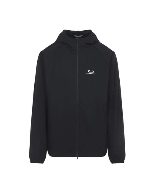 Balenciaga Blue Light Jackets for men