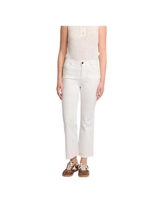 Kocca Pantaloni Cropped in het Pink
