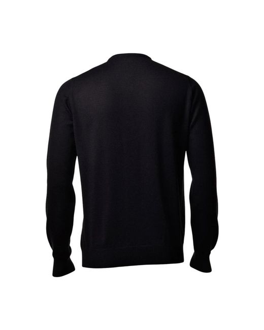 Gran Sasso V-Neck Pullover 55115 in het Blue voor heren