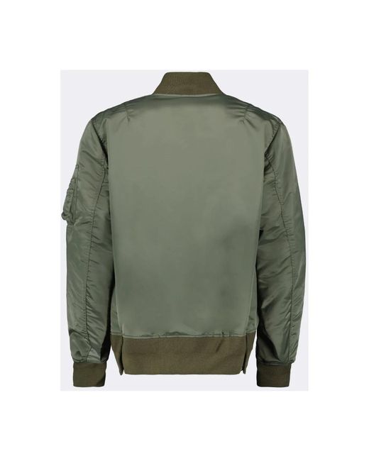 Sacai Nylon twill bomberjacke in Green für Herren