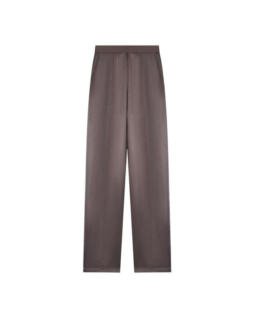 Emporio Armani Brown Wide Trousers