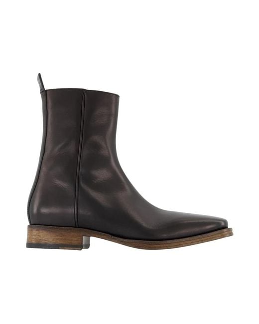 Acne Black Ankle Boots for men