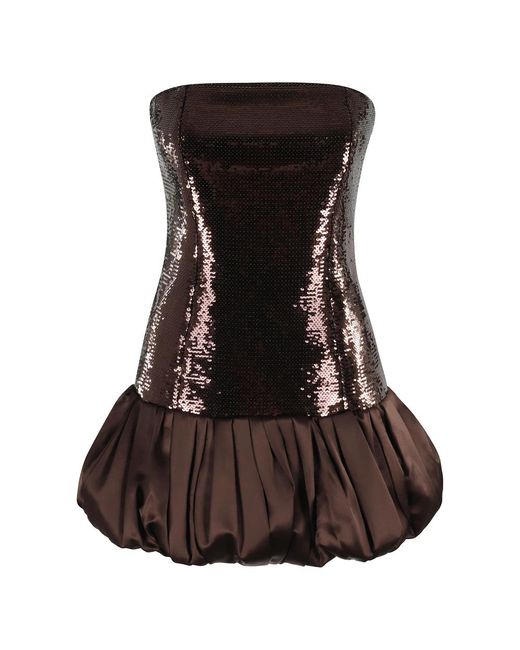 Party Dresses di retroféte in Brown