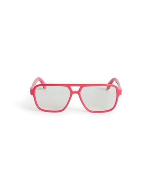 Off-White c/o Virgil Abloh Pink Glasses