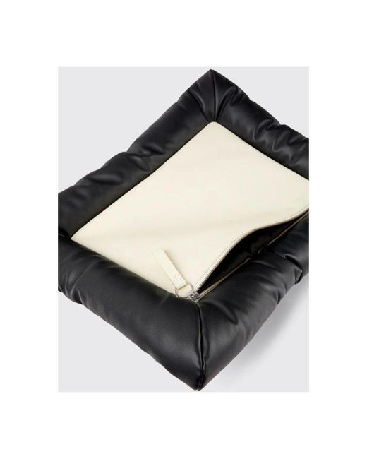 CAMPERLAB Black Gepolsterte Clutch Tasche