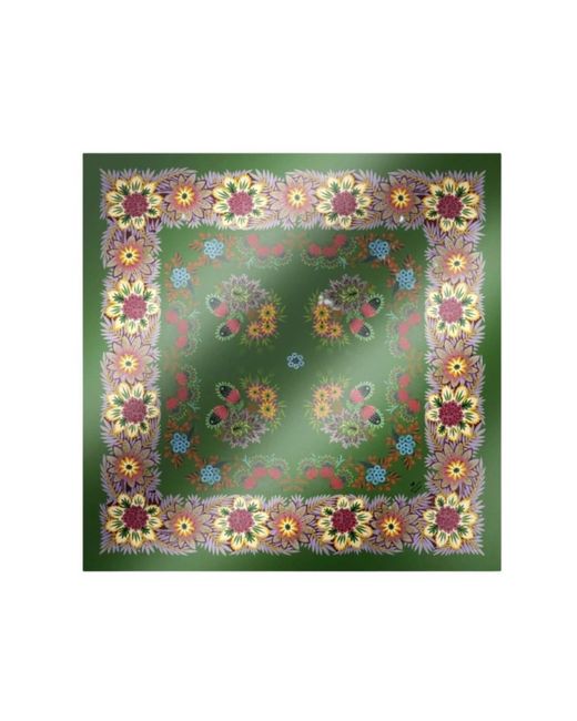 Weekend by Maxmara Green Silky Scarves