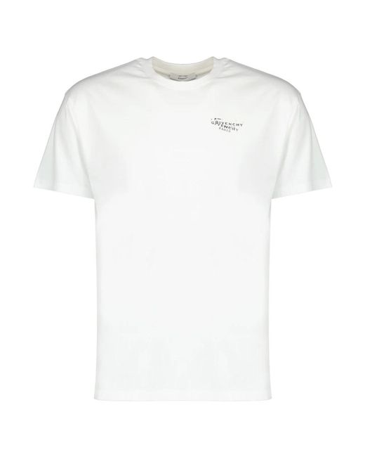 Givenchy Stamp T-Shirt in het White voor heren