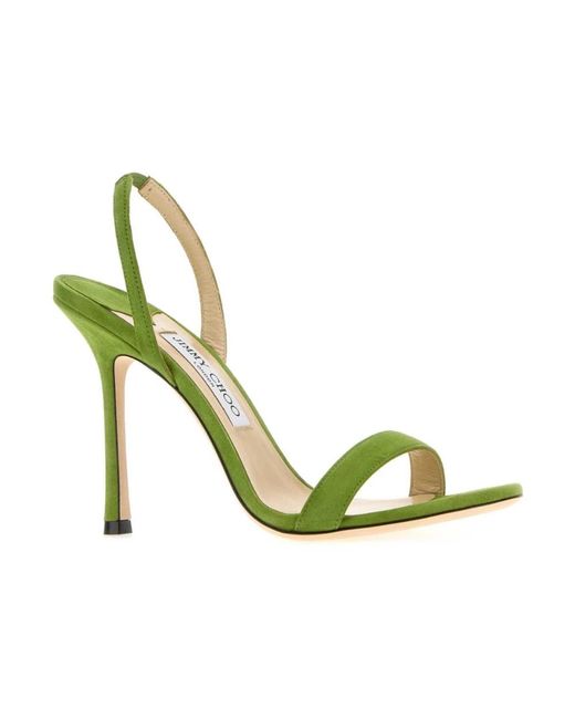 Jimmy Choo Green High Heel Sandals