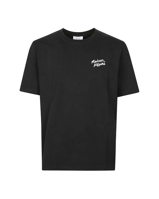 Maison Kitsuné Black T-Shirts for men
