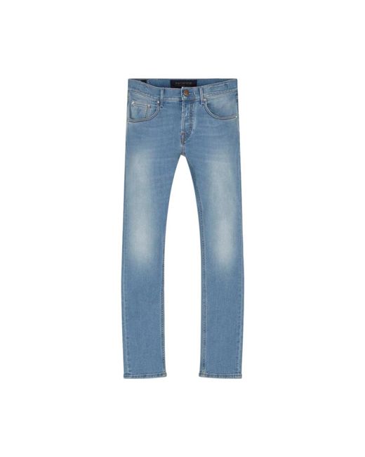 Jeans in denim classici per l'uso quotidiano di Hand Picked in Blue da Uomo
