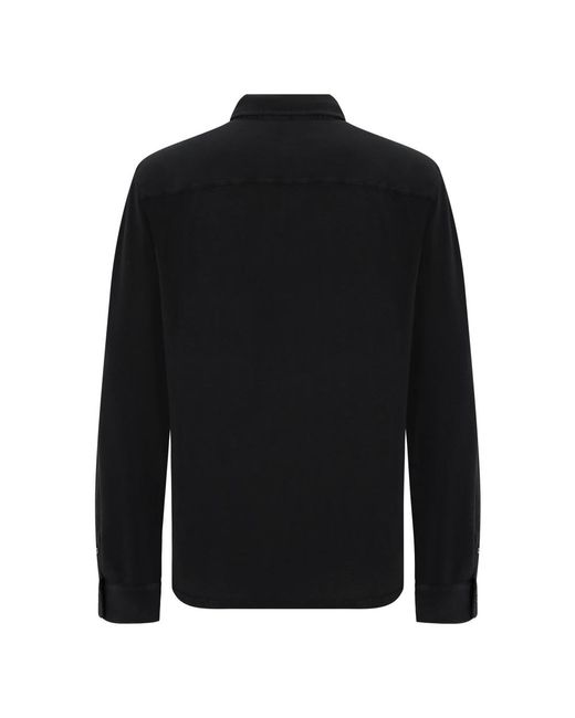 Fedeli Black Casual Shirts for men