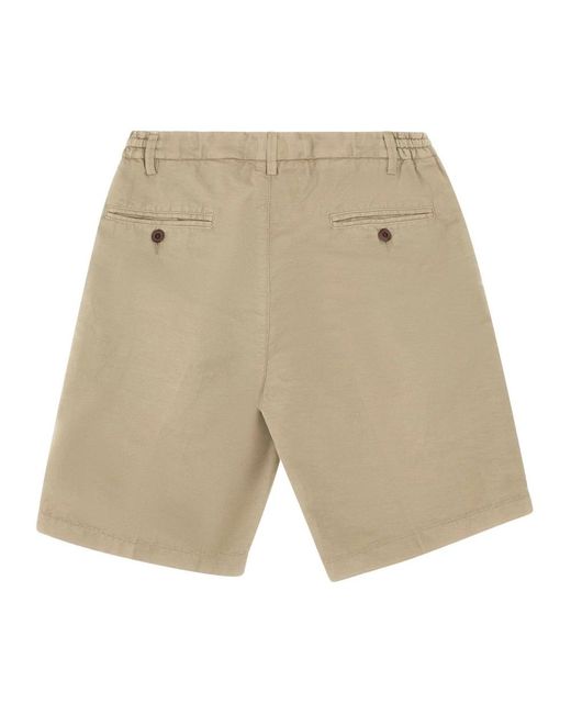 Re-hash Benson Shorts in het Natural voor heren