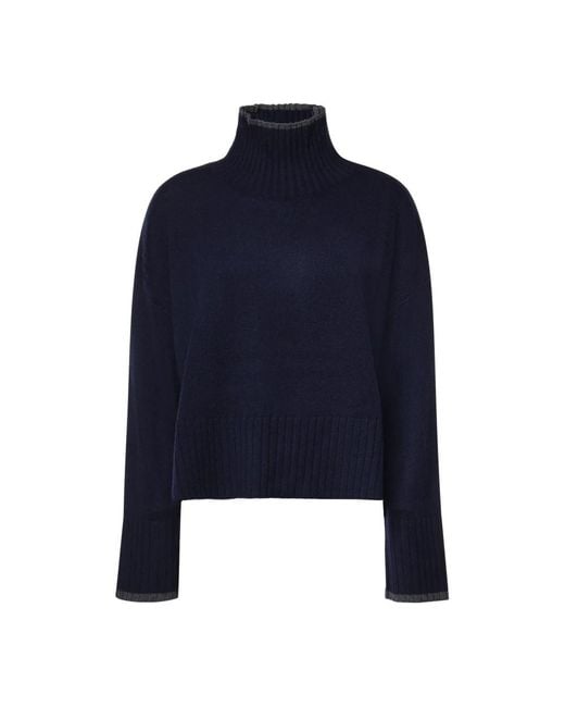 Pinko Blue Turtlenecks