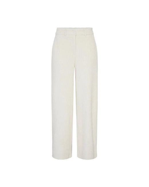 Ichi Broeken ,Wit ,Wijde Broek in het White