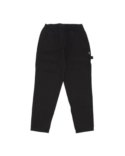 DOLLY NOIRE Black Straight Trousers for men
