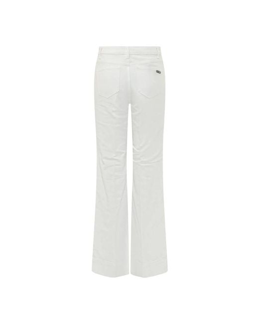 Michael Kors White Flare Jeans