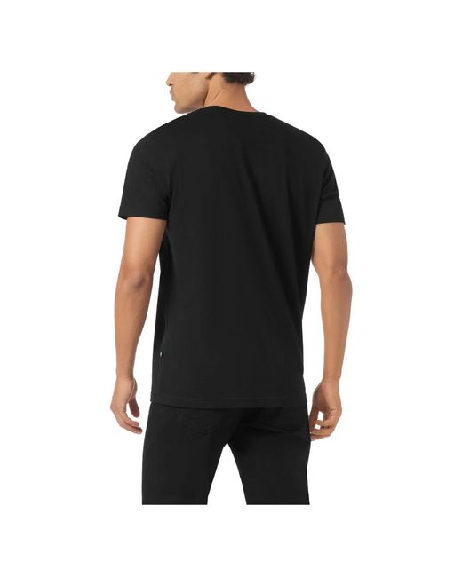 Billionaire Tops ,Zwart ,Katoen T-Shirt Ronde Hals Ss Lion in het Black voor heren