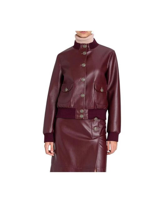 Twinset Purple Light Jackets