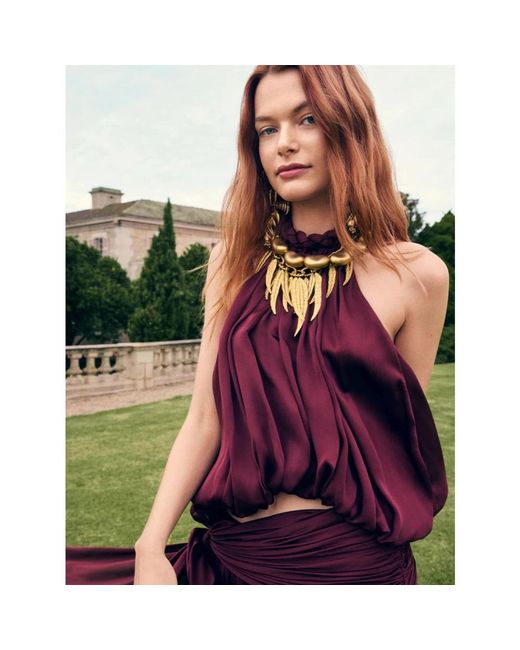 Zimmermann Red Sleeveless Tops