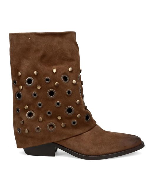 Julie Dee Brown Cowboy Boots