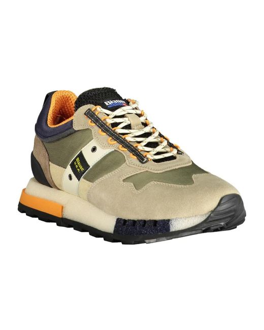 Blauer Multicolor Sneakers for men