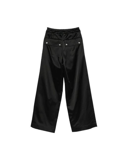 Dries Van Noten Black Wide Trousers for men