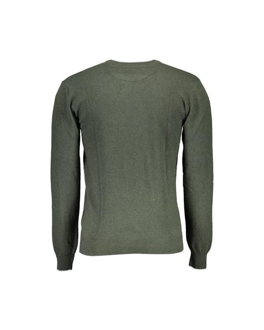 U.S. POLO ASSN. Green Round-Neck Knitwear for men