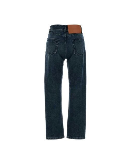 Jil Sander Blue Straight Jeans
