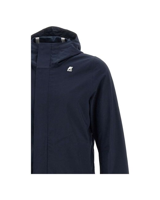 K-Way Parka in het Blue voor heren
