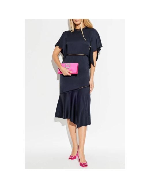 Fabiana Filippi Blue Midi Dresses