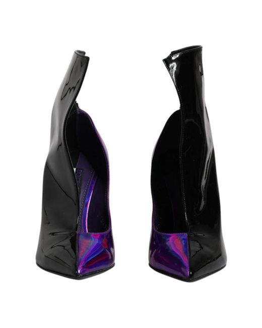 Dolce & Gabbana Purple Heeled Boots