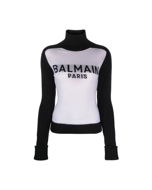 Balmain Black Sweatshirts