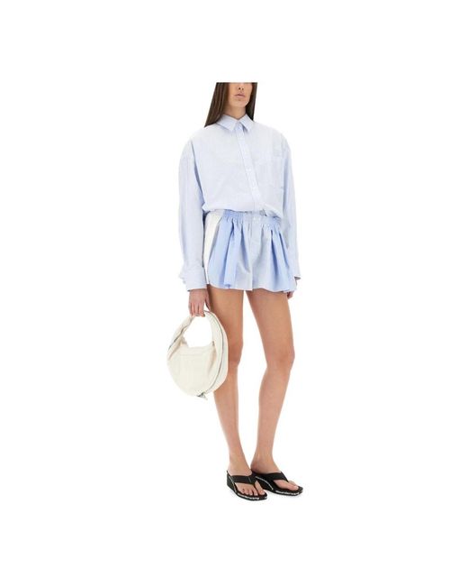 Alexander Wang Blue Playsuits