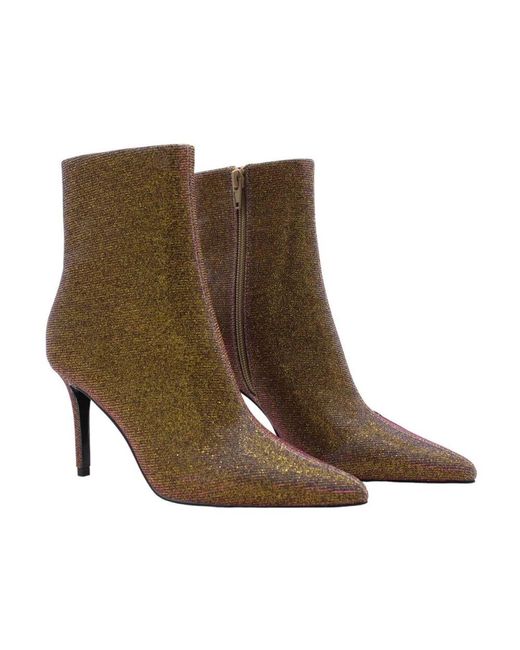 Versace Jeans Couture Brown Heeled Boots